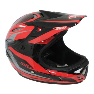 Casco THH S2 2020 negro/rojo