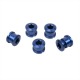 Pack 5 bolts INSIGHT 6.5x4mm alu