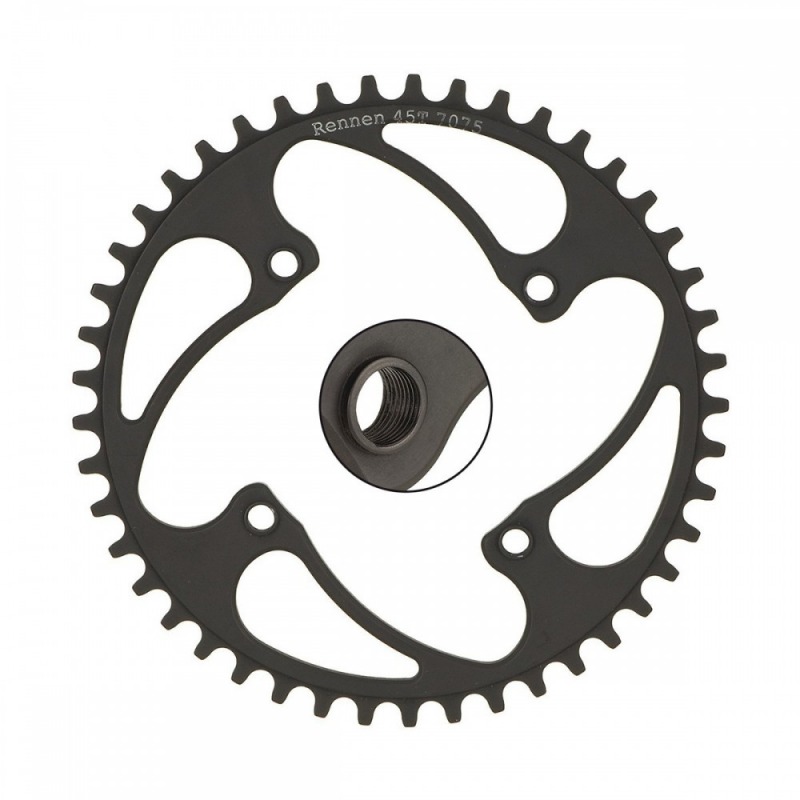 RENNEN threaded Chainring 104mm black