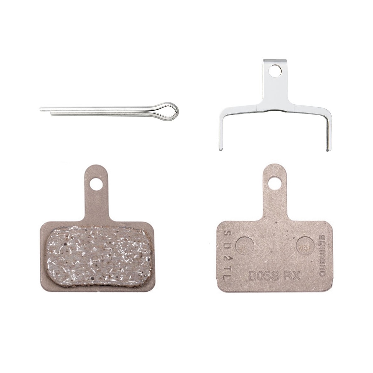 SHIMANO B05S RX Disc Brake Pads USPROBIKES worn-brake-pads