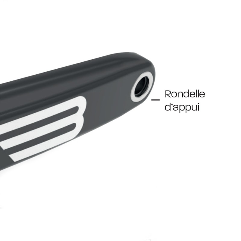 Rondelles Étendues Pédales Vélo - Paire En Alliage De Titane Antirouille - Protection Manivelle VTT Route Joint Pédale Vélo