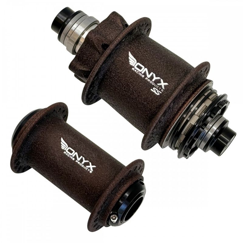 ONYX FRONT SOLID 20MM - REAR ULTRA SS ISO OX 10MM 36H COFFEE GROUNDS HUBSET