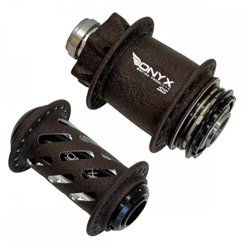 ONYX FRONT SOLID 20MM - REAR ULTRA SS ISO OX 20MM 36H COFFEE GROUNDS HUBSET