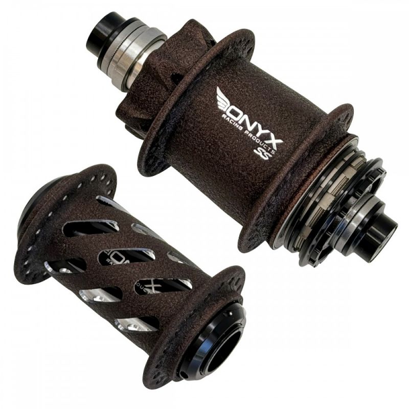 ONYX FRONT SOLID 20MM - REAR ULTRA SS ISO OX 10MM 36H COFFEE GROUNDS HUBSET