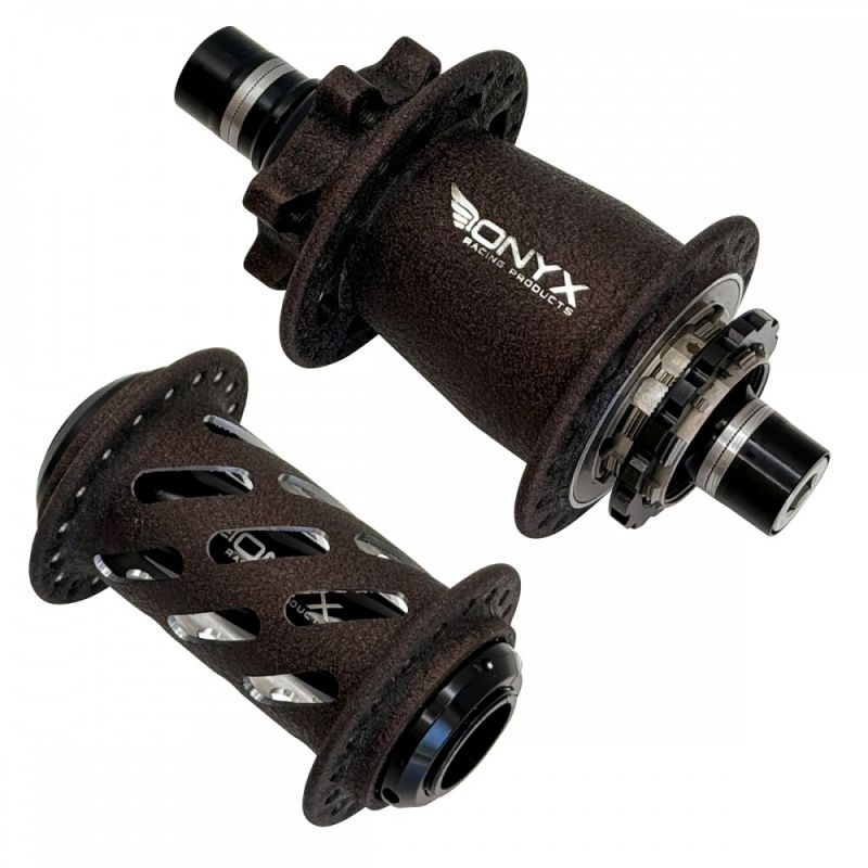 ONYX FRONT SOLID 20MM - REAR ULTRA ISO HG 10MM 36H COFFEE GROUNDS HUBSET