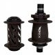 ONYX FRONT SOLID 20MM - REAR ULTRA ISO HG 10MM 36H COFFEE GROUNDS HUBSET