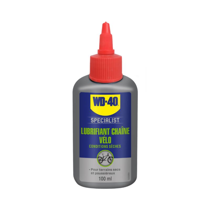 Lubrifiant WD40 Bike chaine conditions sèches 100ml