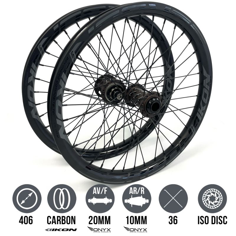 Ruedas IKON Carbon / ONYX Helix 20 - Ultra ISO Coffee 10 20"x1.75"