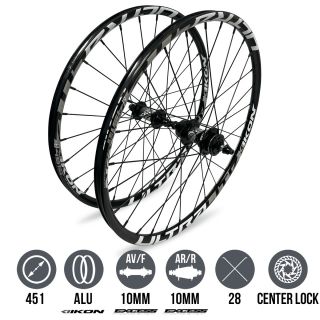 EXCESS XLC 507 - Onyx Solid 20 - Onyx ultra SS ISO Wheelset