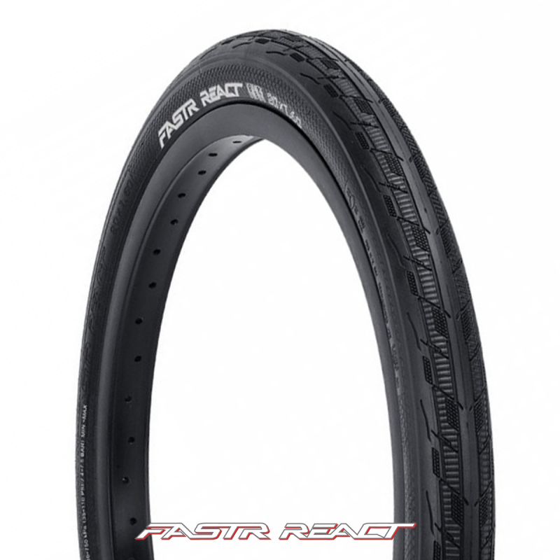 Neumático TIOGA fastr react blk lbl flexible