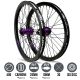 Roues ONYX Carbone 406  Noir-Violet - ONYX Helix 20 - Ultra SS ISO 10