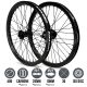 Ruedas ONYX Carbon 406 - ONYX Helix 20- Ultra SS ISO 10 Negro/Negro