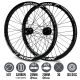 Roues IKON Carbon 507 Noir-Blanc - Box One Stealth ISO 20
