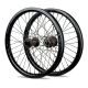 Roues Ikon Carbone 406 Noir - ONYX Solid 20 - Ultra SS ISO 20 Coffee