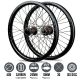 Ikon Carbon 406 Black - ONYX Solid 20 - Ultra ISO 10 Coffee Wheelset