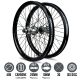 IKON Carbon 406 - ONYX Helix 20 - Ultra ISO 10 Wheelset Black/Silver