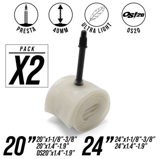 Pack X2 Excess Bluetech Ultra Light Presta Tubos