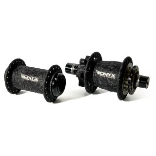 ONYX solid 20mm Front hub - ONYX Ultra Iso 10mm 36H Aligator Black Set