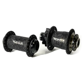 ONYX solid 20mm Front hub - ONYX Ultra Iso 15mm 36H Aligator Black Set