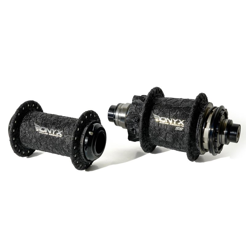 Par de bujes ONYX Solid de 20 mm - ONYX Ultra SS ISO 10 mm 36H Aligator Black