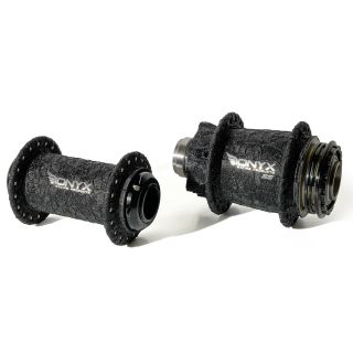 Paire Moyeux ONYX solid 20mm - ONYX Ultra SS ISO 20mm 36H Aligator Black