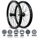 Roues IKON Carbon 406 Noir - ONYX Solid 20 - Ultra ISO 10 Alligator