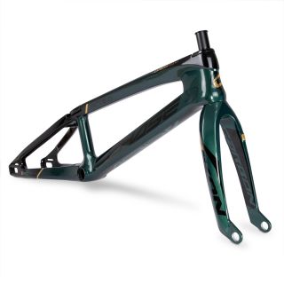 KIT CADRE+FOURCHE CHASE ACT2.0 DEEP GREEN / GOLD