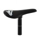 Selle combo TANGENT expert plastic avec tige en alu dia 27.2mm black