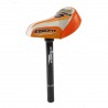 Selle combo INSIGHT mini vinyl avec tige en alu dia 22.2mm black