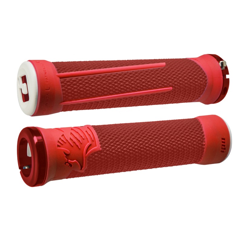 Poignées vélo enfant rouges 100 mm V1 - Pièce équipement vélo