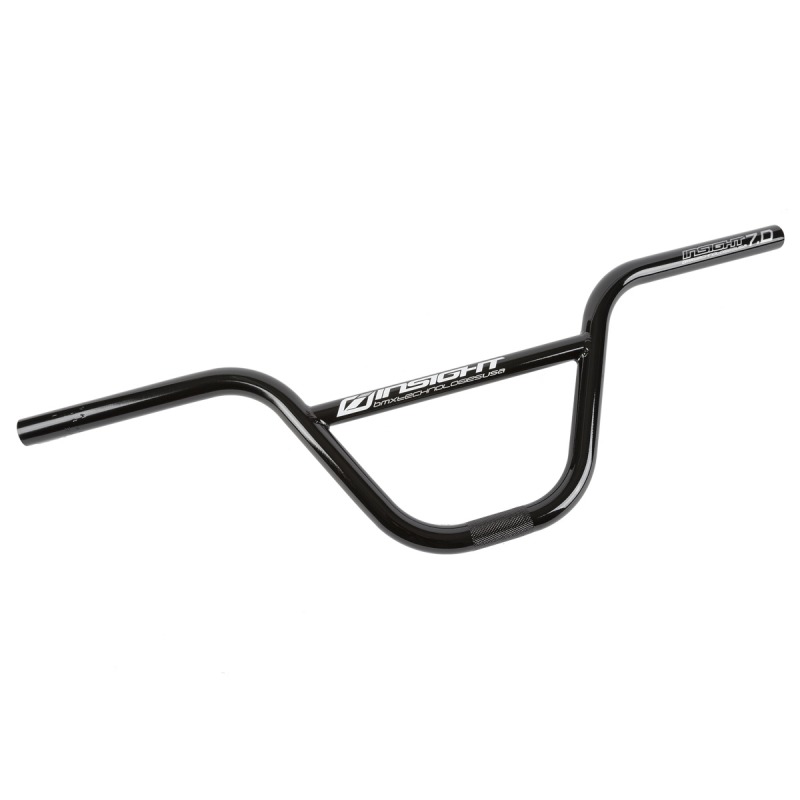 Guidon INSIGHT 7" chromoly back 10° up 3.5° black