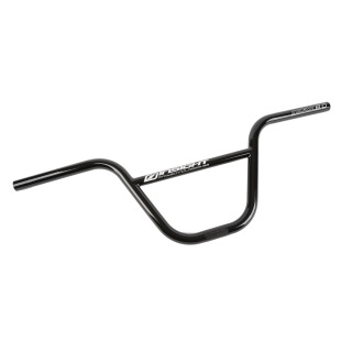 Guidon INSIGHT 8" chromoly back 12° up 1° black