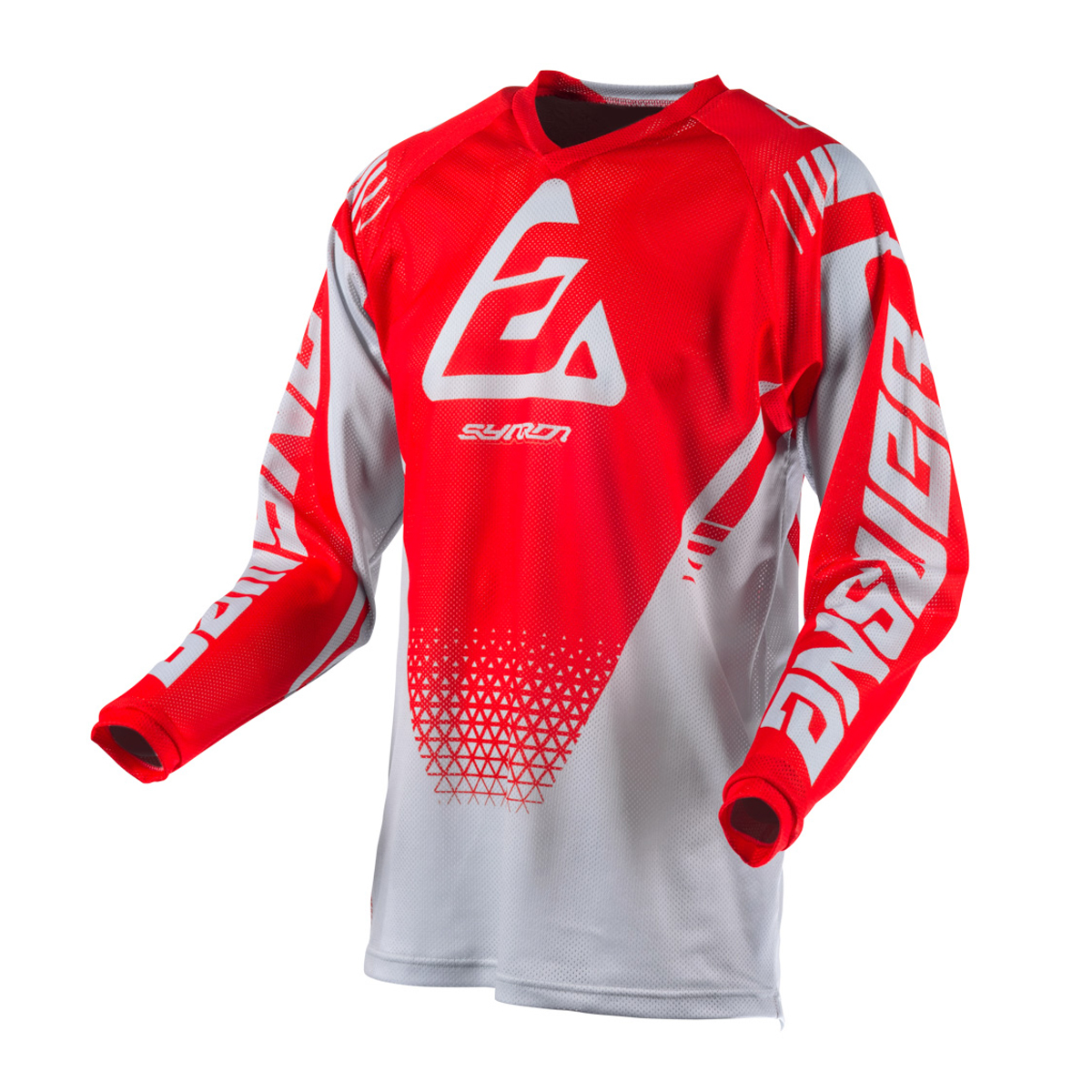red and grey jersey