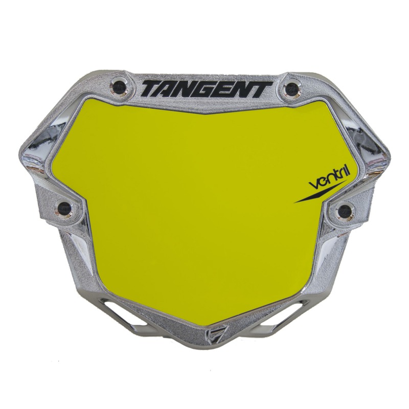 Tangent Pro Ventril 3D Number Plate Red/White 