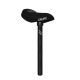 Selle combo CRUPI mini plastic avec tige en alu dia 22.2mm black